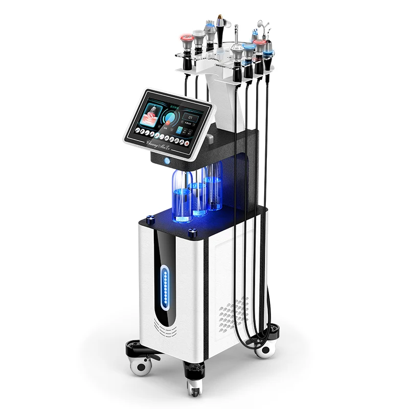 OEM 11 in 1 Rejuvenation Microdermabrasion Hydrodermabrasion Oxygen Jet Peel Aqua Spray Facial Eqpt Machine Beauty Instrument