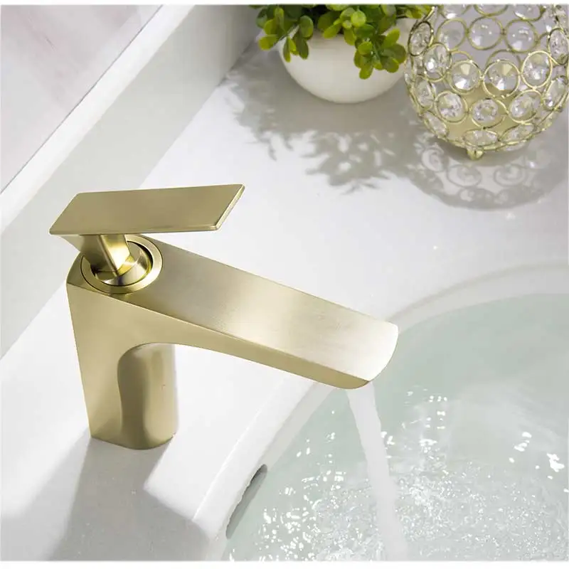 Web celebrity style design solid brass above counter basin faucet bathroom wash hand basin mixer tap