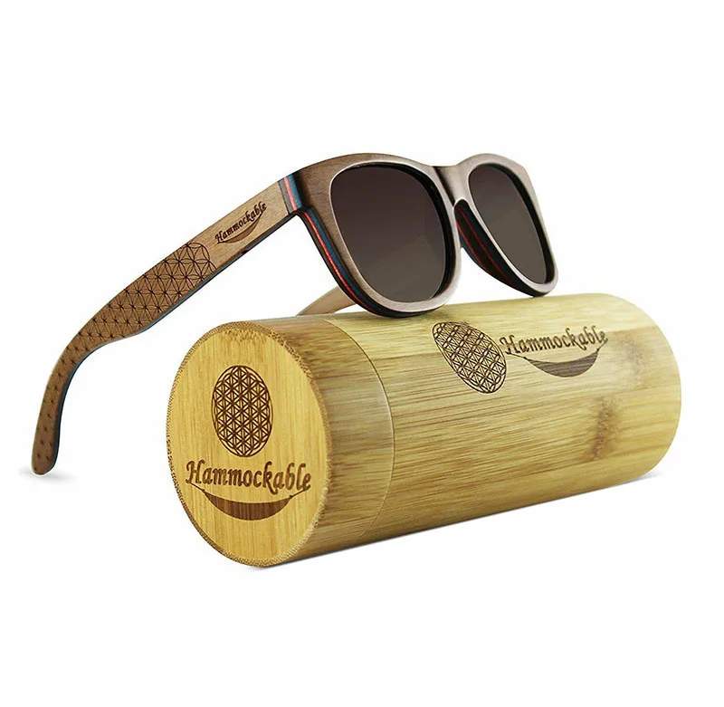 Factory Price Wood Sunglasses Polarized Wooden Glasses UV400 Bamboo Sunglasses 2021 With Wood Case