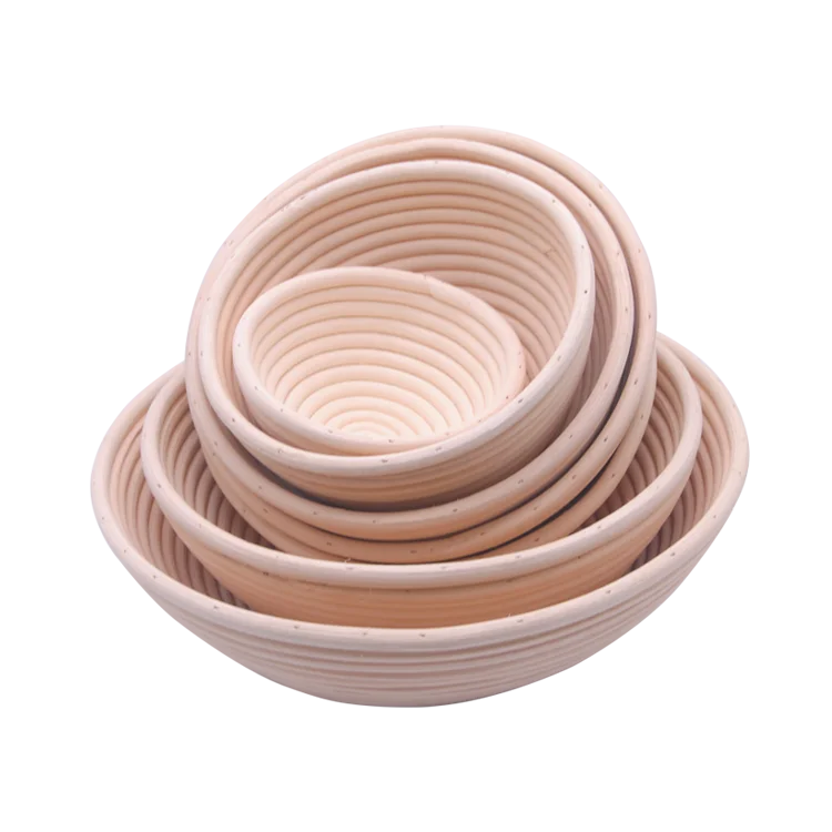 High Quality Professional Bread Banneton Proofing Basket Set For Restaurant