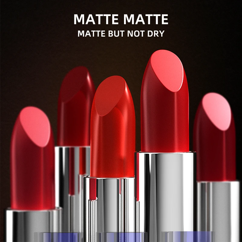 HANZAN Latest Custom Matte Lipstick Waterproof Multi color Lipstick
