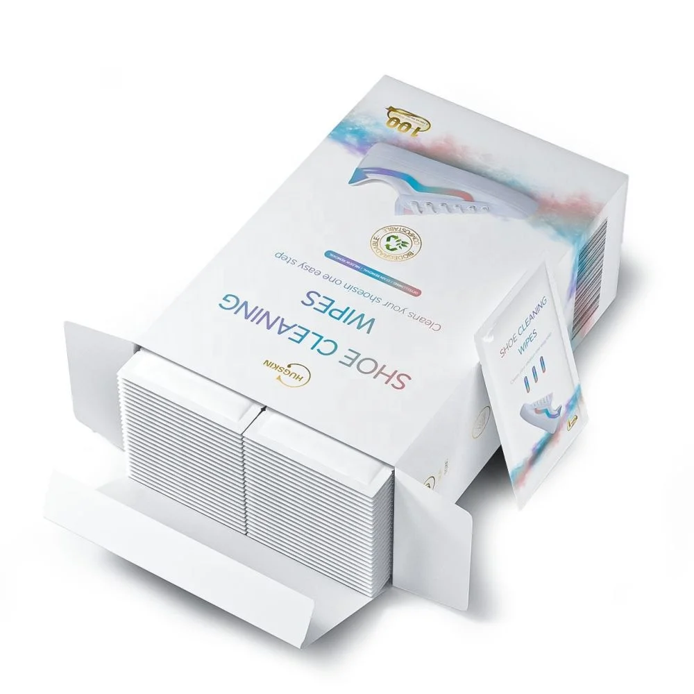 OEM ODM 30 pcs Portable Leather Cleaning Shoes Cleaning Wipes Tissue Wet Individual Wipes for Sneaker
