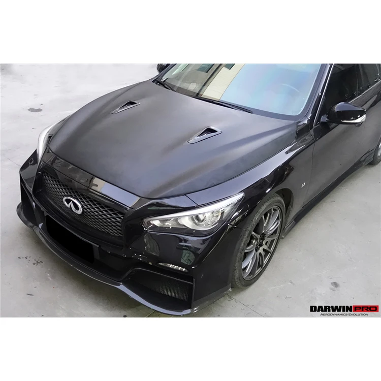 Капот из углеродного волокна DarwinPRO AUR для Infiniti Q50 Q50S SEDAN