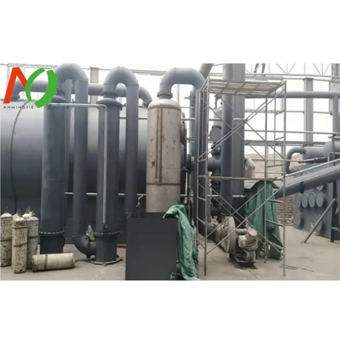 Continuous Rubber Pyrolysis Waste Tyre Pyrolysis Plant Foem Mingjie