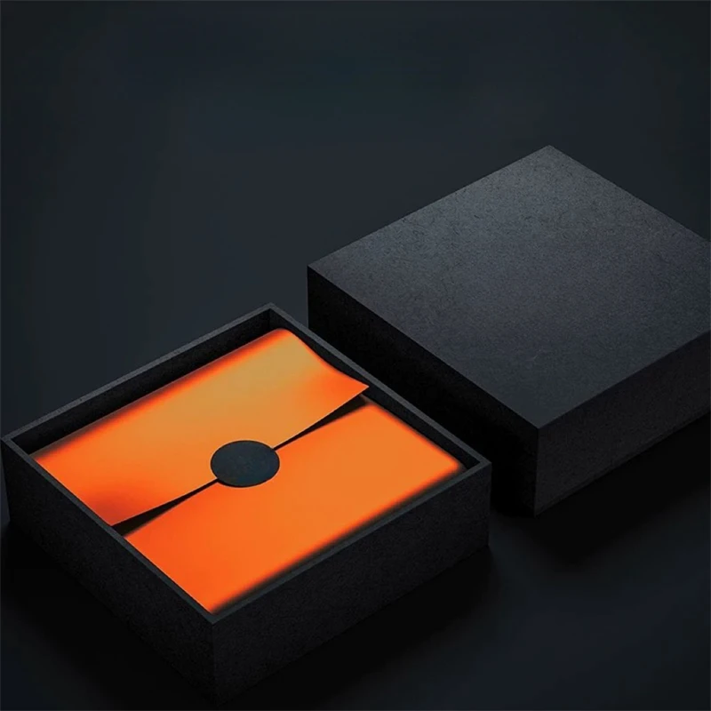 High-End Luxury Watch Box Black Wooden Gift Box Paper Lid Bottom Custom 3D Design Perfume Bottle Tool Box Toolboxes
