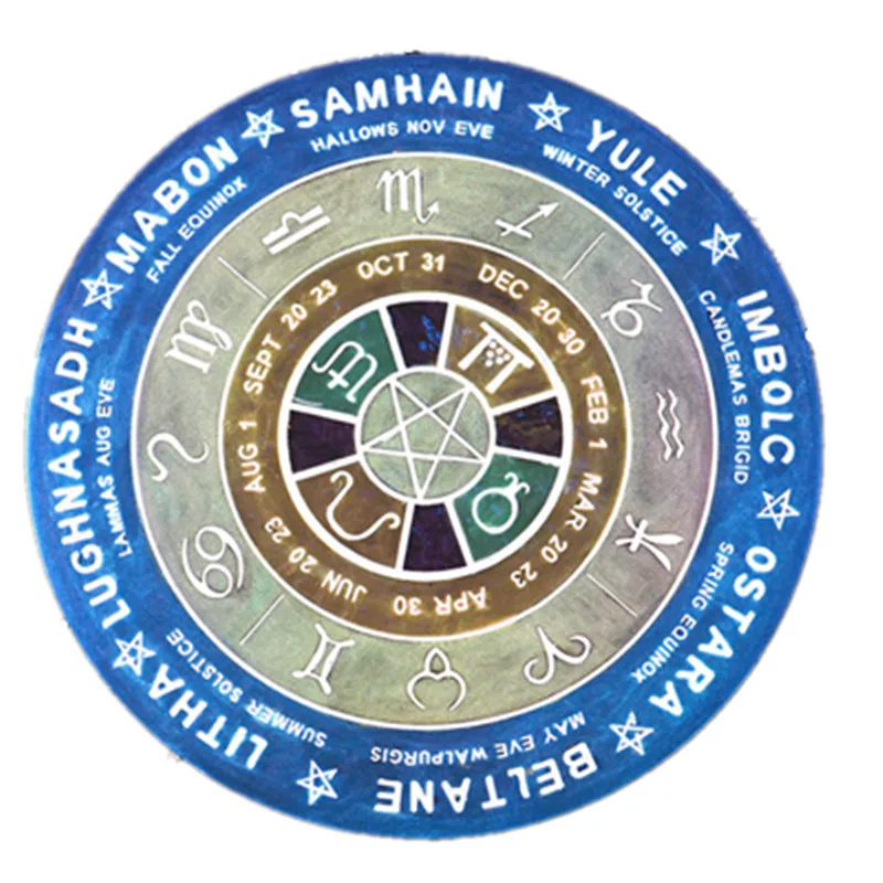 0141 DIY Creative Crystal Epoxy Epoxy Constellation Board Tarot Tray Coaster Mirror Silicone Mold