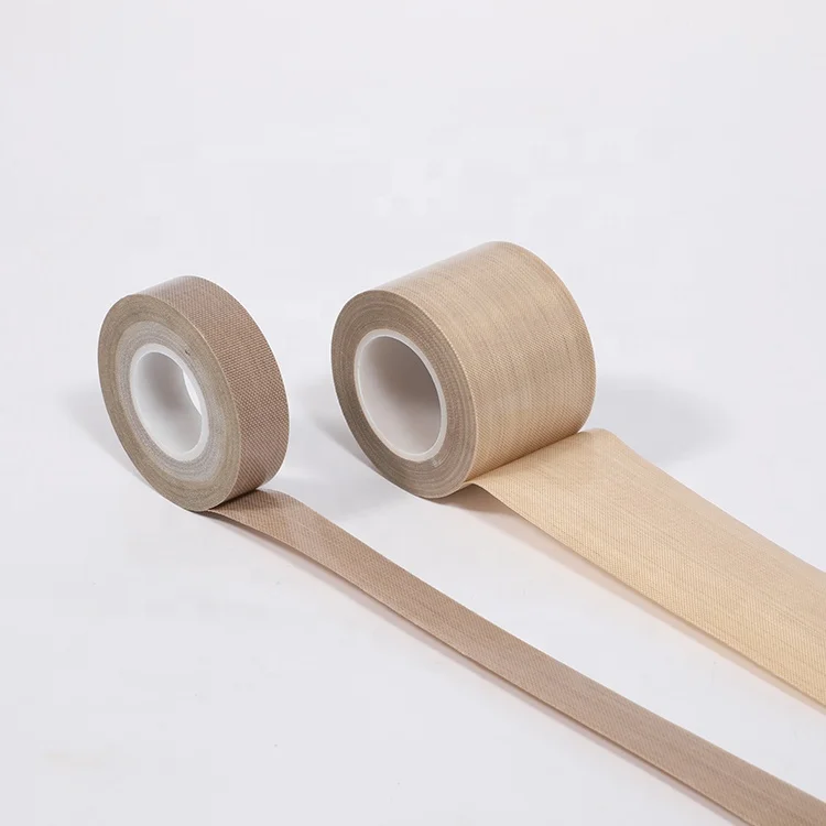 brown color ptfe coated insulation silicone adhesive tape