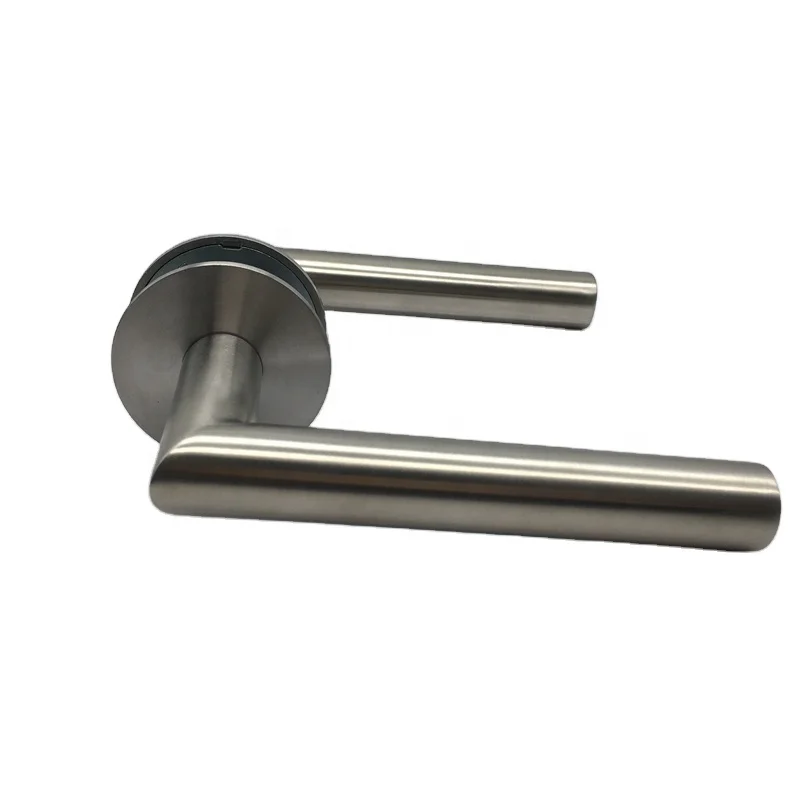 Stainless Steel Modern Magnetic Door Handle On Magnetic Round Rose