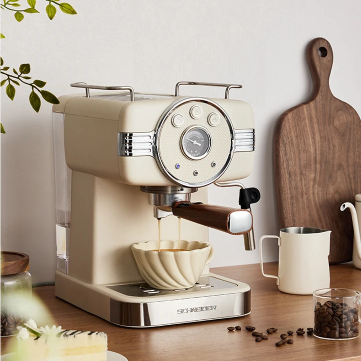 Latest 15 Bar 16 Bar Espresso Capsule Coffee Grinder Maker Water Value Professional Modem Express Vending Coffee Machine