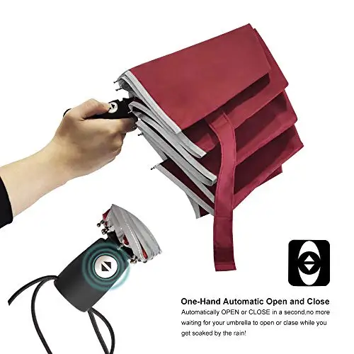 Low price 8k digital print folding umbrella single layer automatic open 3 fold umbrella with custom logo