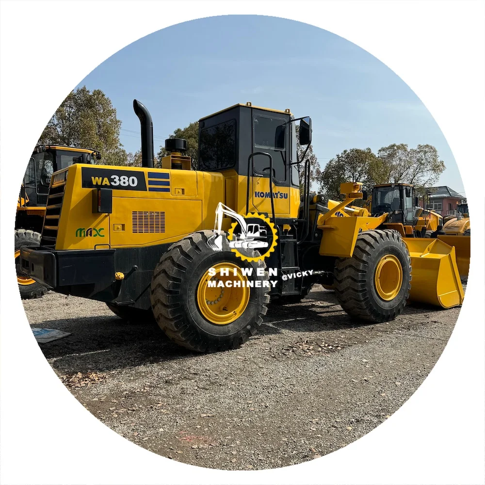 Японский Колесный погрузчик Komatsu WA380 WA320 WA350 WA400 WA430 WA600 Подержанный 380 по заводской цене