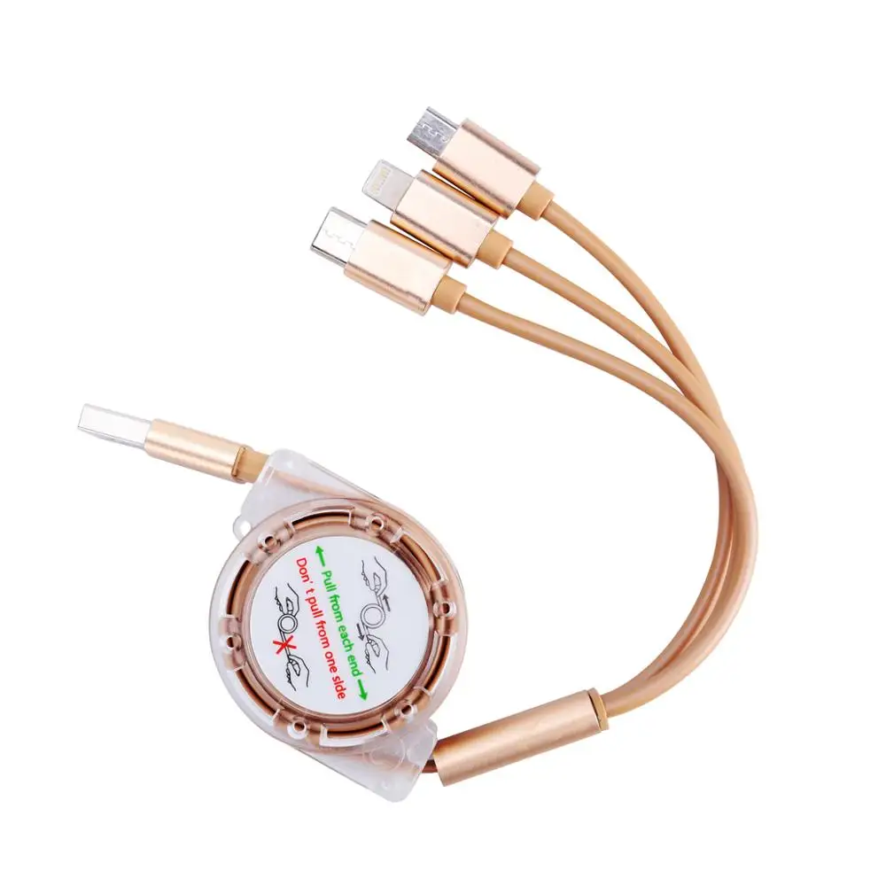 3 в 1 USB-кабель для зарядки iPhone