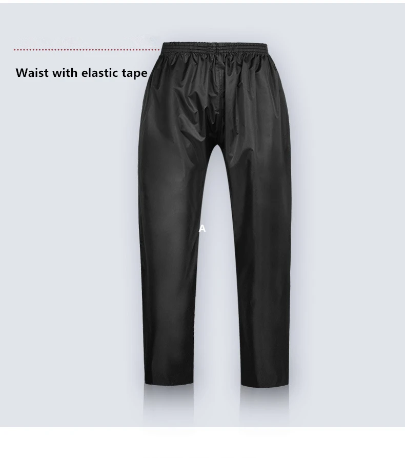 Reflective pvc waterproof raincoat work clothes for motorcycle