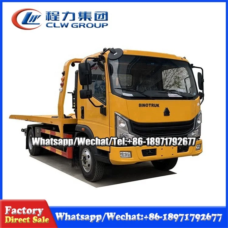 Sinotruk HOWO 3 тонны 4 бортовой откатной эвакуатор для продажи