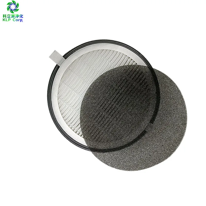 KLP Air Filter Replacement Filter  H13 HEPA & Activated Carbon Filter Against Animal Allergy Odours Smoke Pet Dander Dust Pollen