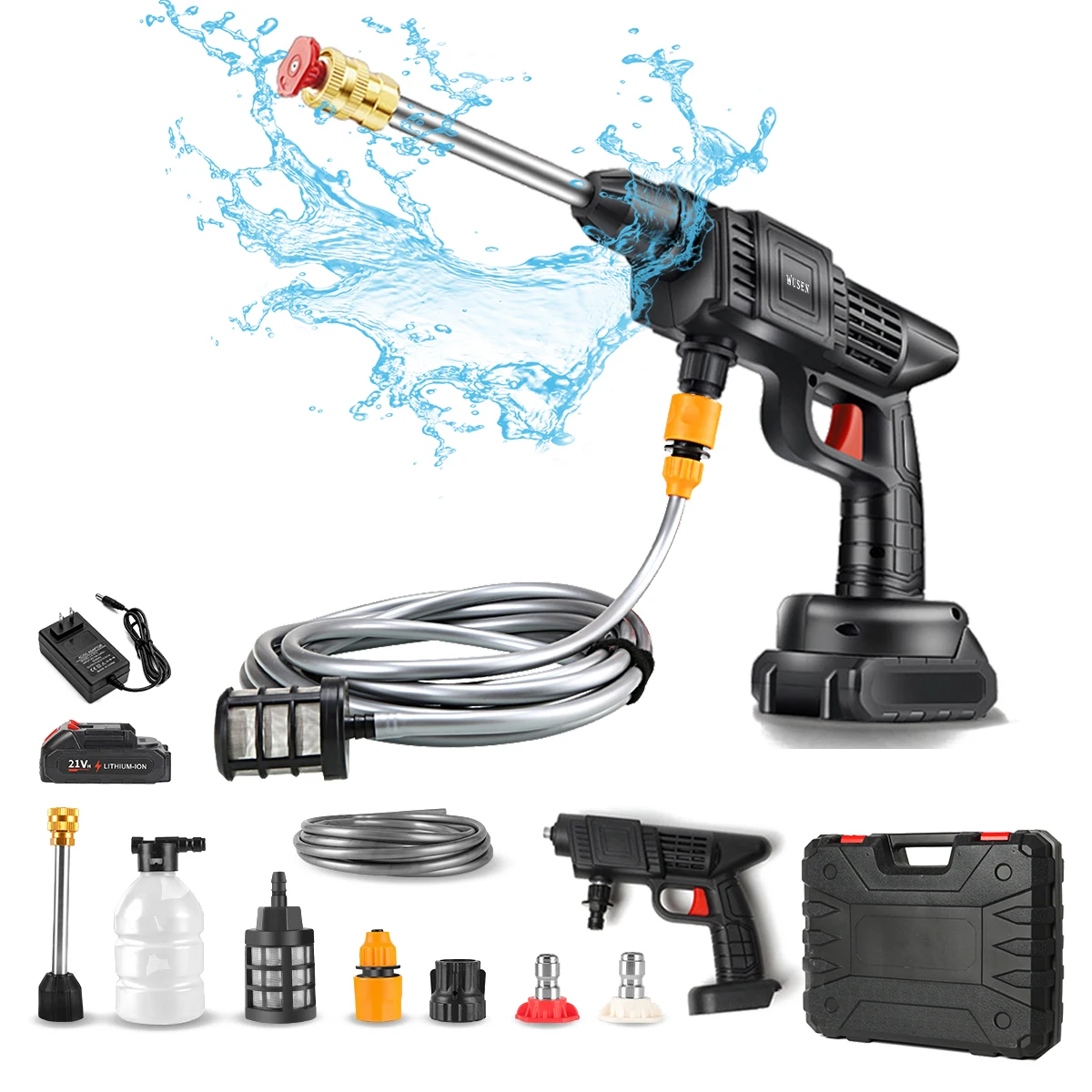 High pressurecar wash gun washer cleaner for car washer equipment pump wireless car washer gun