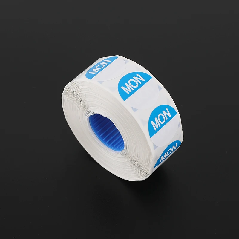 Custom Printing Removable Paper Week Label