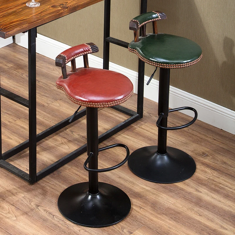 
Luxury high bar stools chair leather bar furniture high chairs tall bar stool for counter kitchen 
