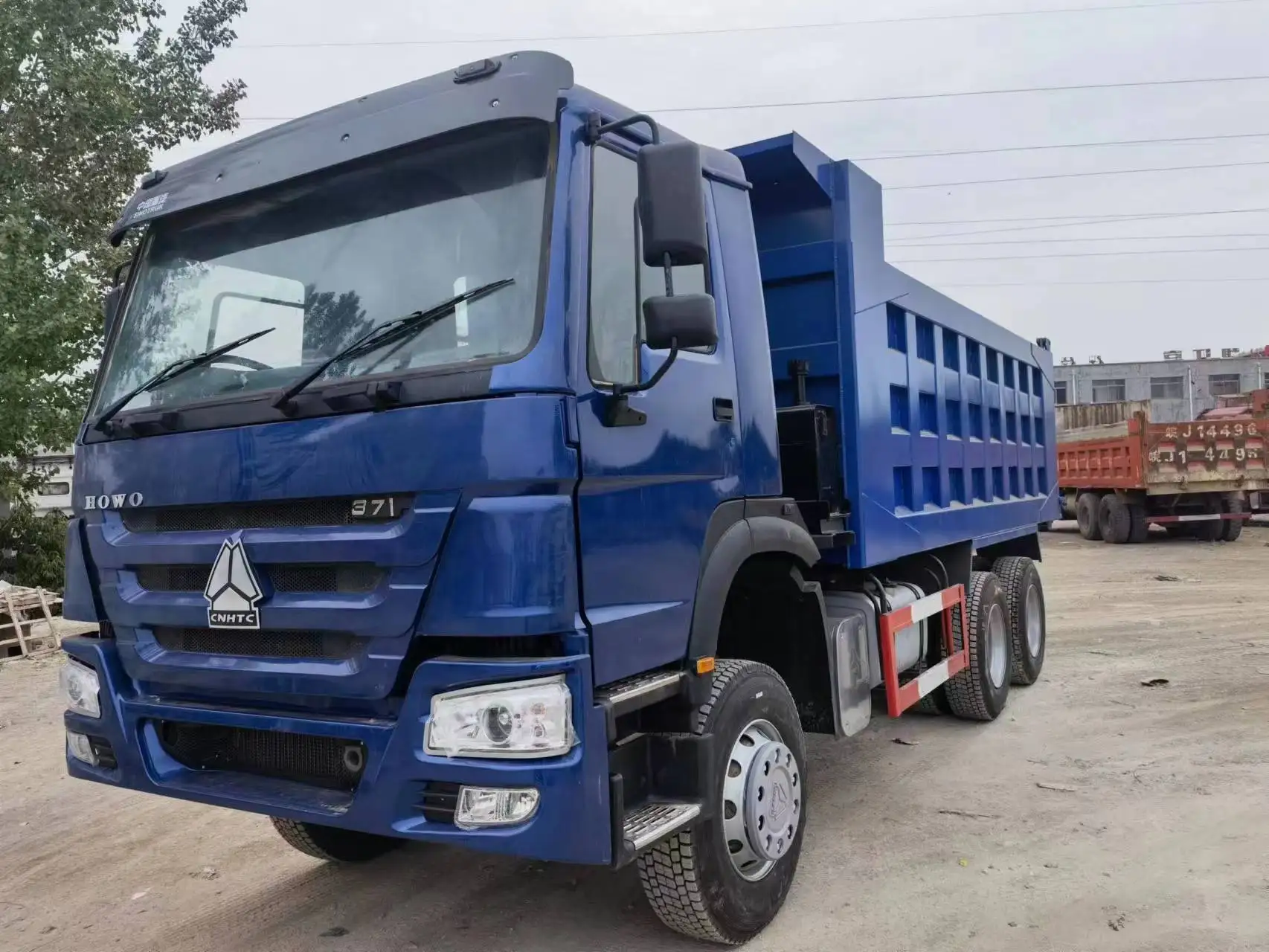 Sinotruck Howo б/у 6*4 371HP 2018 самосвал высокого качества без односпальной платформы Сертифицированный 95% новый