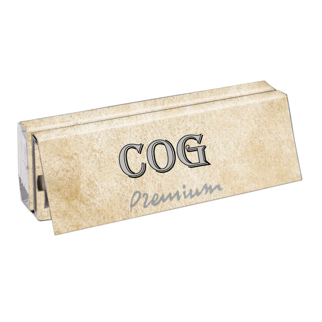 Custom branded rolling paper 100% natural organic gum smoking hemp rolling paper magnet booklet with filter tips