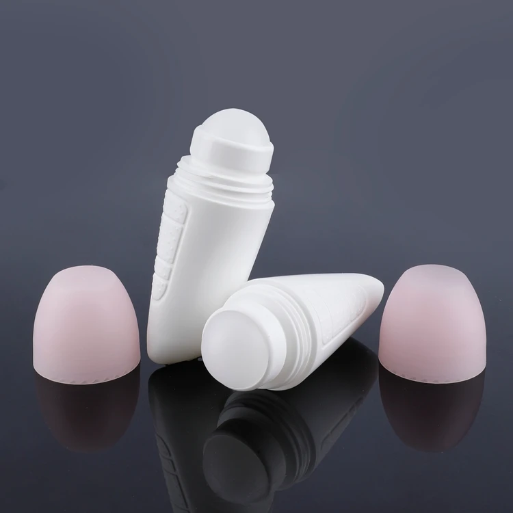 Private label roller container 75ml deodorant roll on bottle cosmetic,desodorante em garrafa,desodorante roll on em frasco