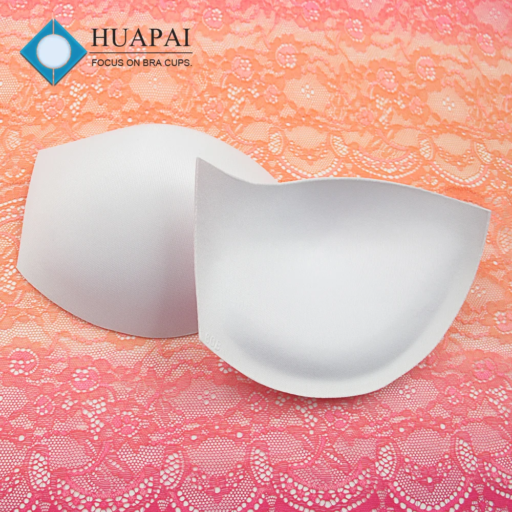 Bra cup manufacturer swimwear push up white bra cup in multi size