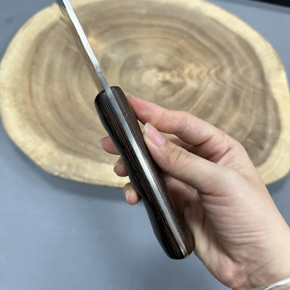 TL24XS Handmade High Carbon Steel Bone Butcher Cleaver Knife Forged Chinese Meat Chef Chopper Kitchen Knives with leather case