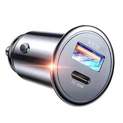 For iPhone For Samsung Dual Ports Type C QC3.0 48W Travel USB Car Charger Phone PD Charger Quick Charger Car Adapter
