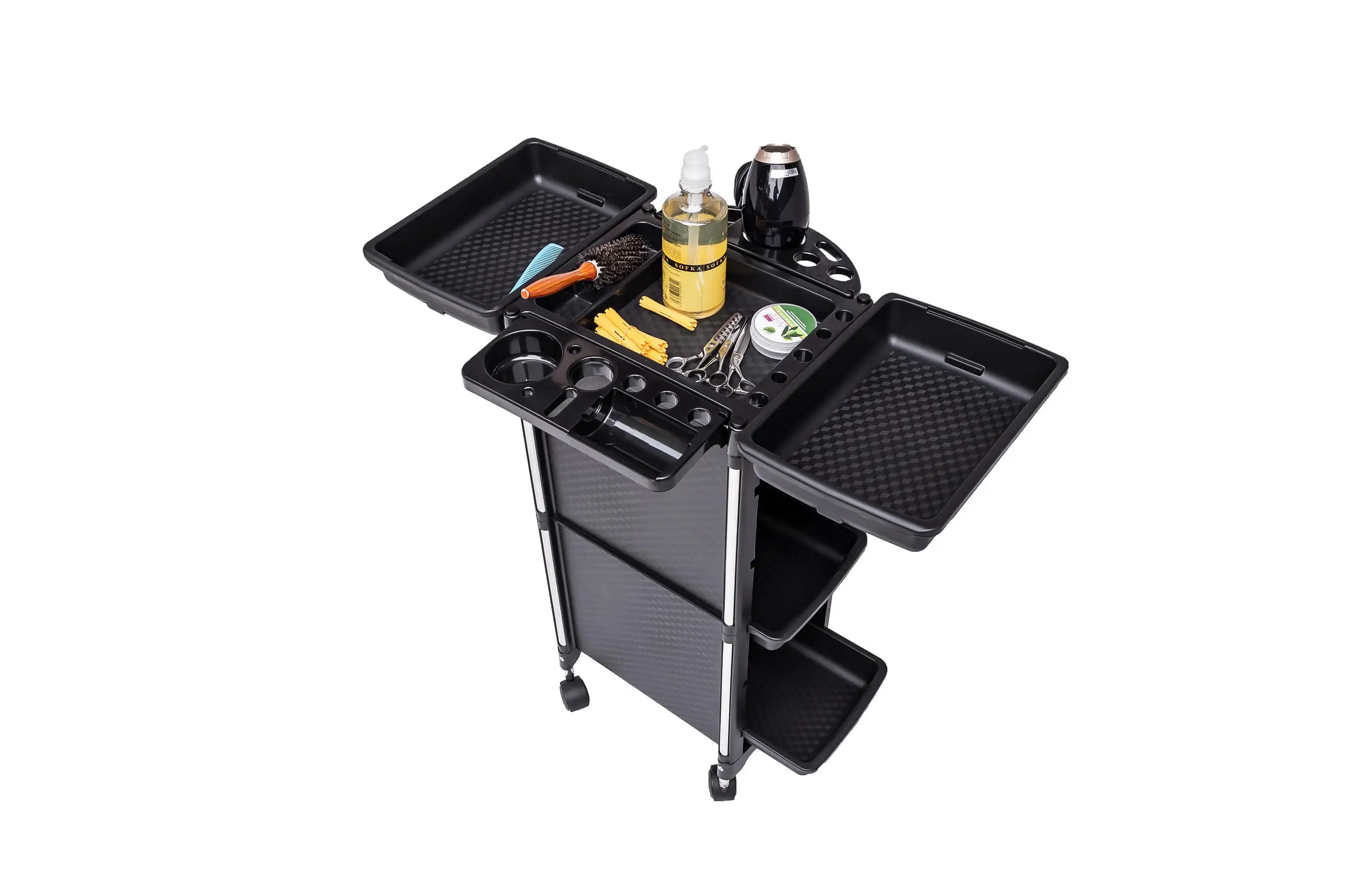 
Large Capacity Beauty Salon Hairdressing Trolley Furniture with High Quality 