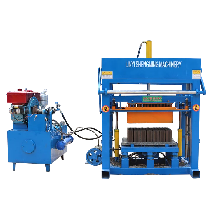 easy to operate used manual diesel fly ash concrete paver bricks block making manufacturing machine in india for sale