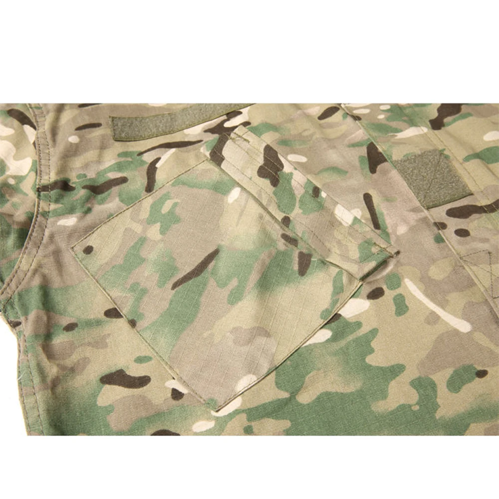 Shinesia Custom Camouflage Uniform Zipper Tactical Jacket Training Clothes