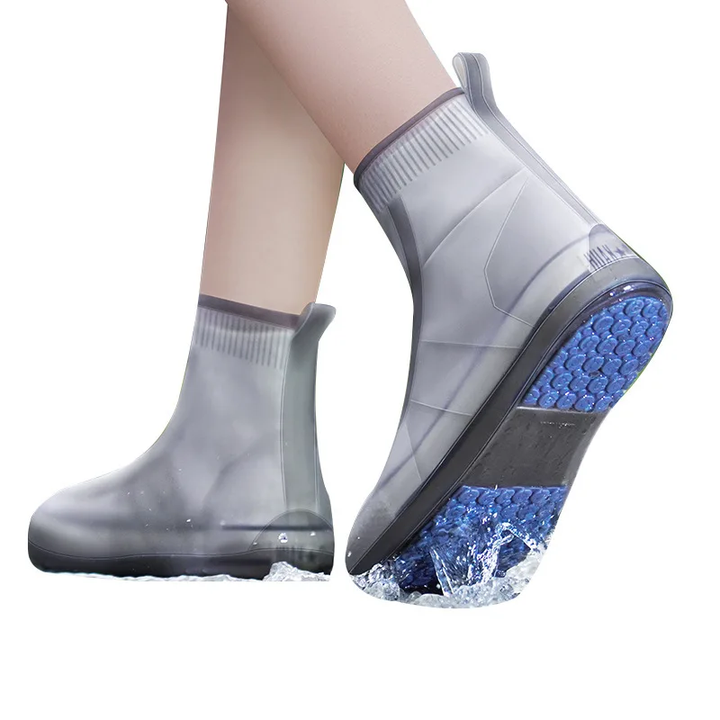 Shoe Covers, Reusable Rain Shoe Covers,Non-Slip Durable Silicone Shoe Covers Waterproof for Men and Women.
