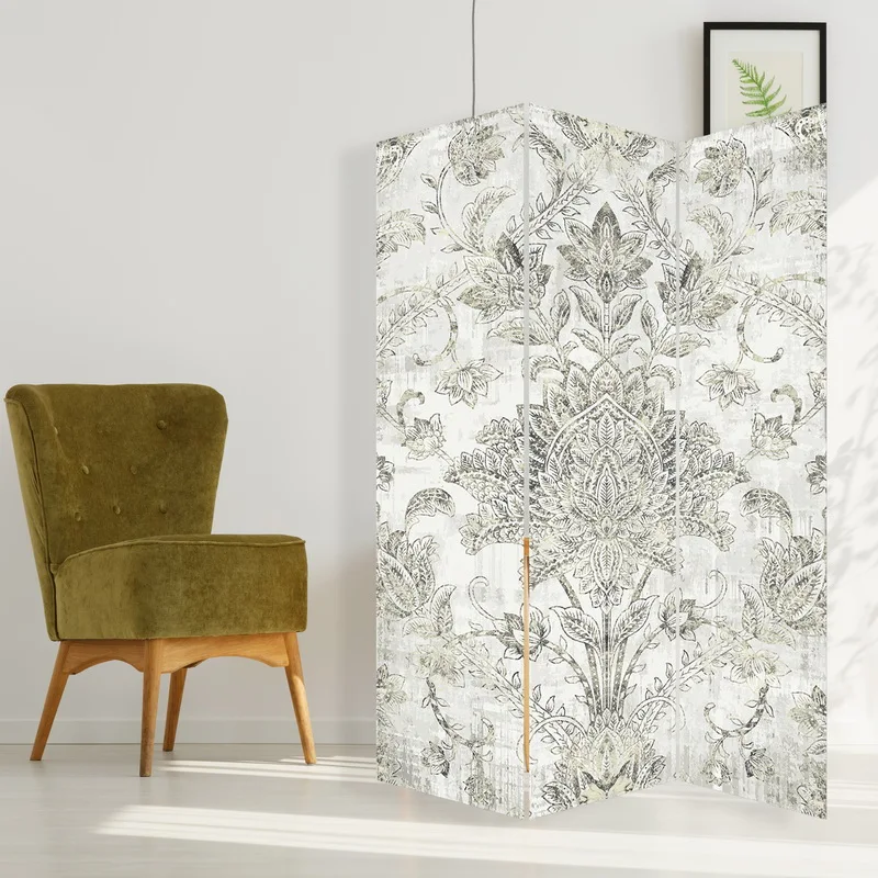 Customized Foldable Screen Double Sided Canvas Partition Screen Room Divider for Home Decor and Folding TA Art Decor Printed