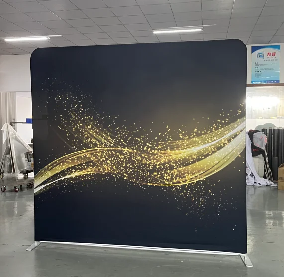 Top Quality Easy-to-Assemble for Event & Trade Show Advertising & Party Versatile Fabric Tension Display Backdrop