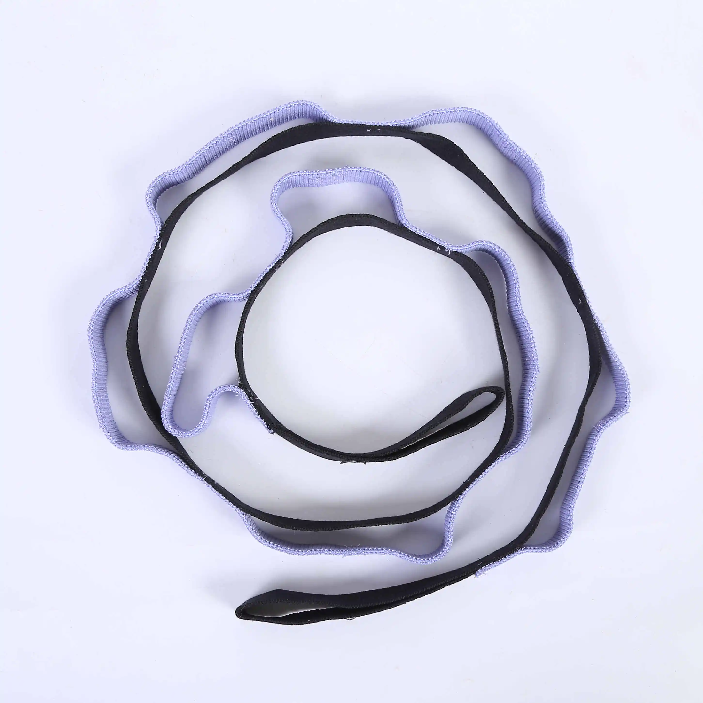 
Yoga Stretch Strap Elastic Stretching Exercise Strap Band With Loops For Yoga Dance Fitness Pilates 