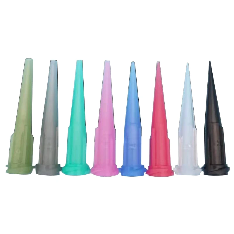 High viscosity tapered tube all plastic TT oblique needle