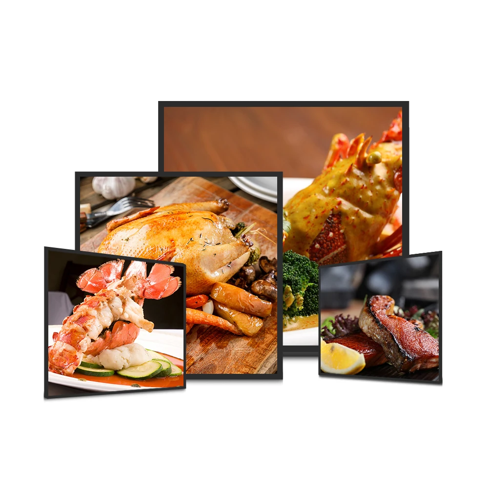 Square digital signage monitor digital square lcd square screen for art