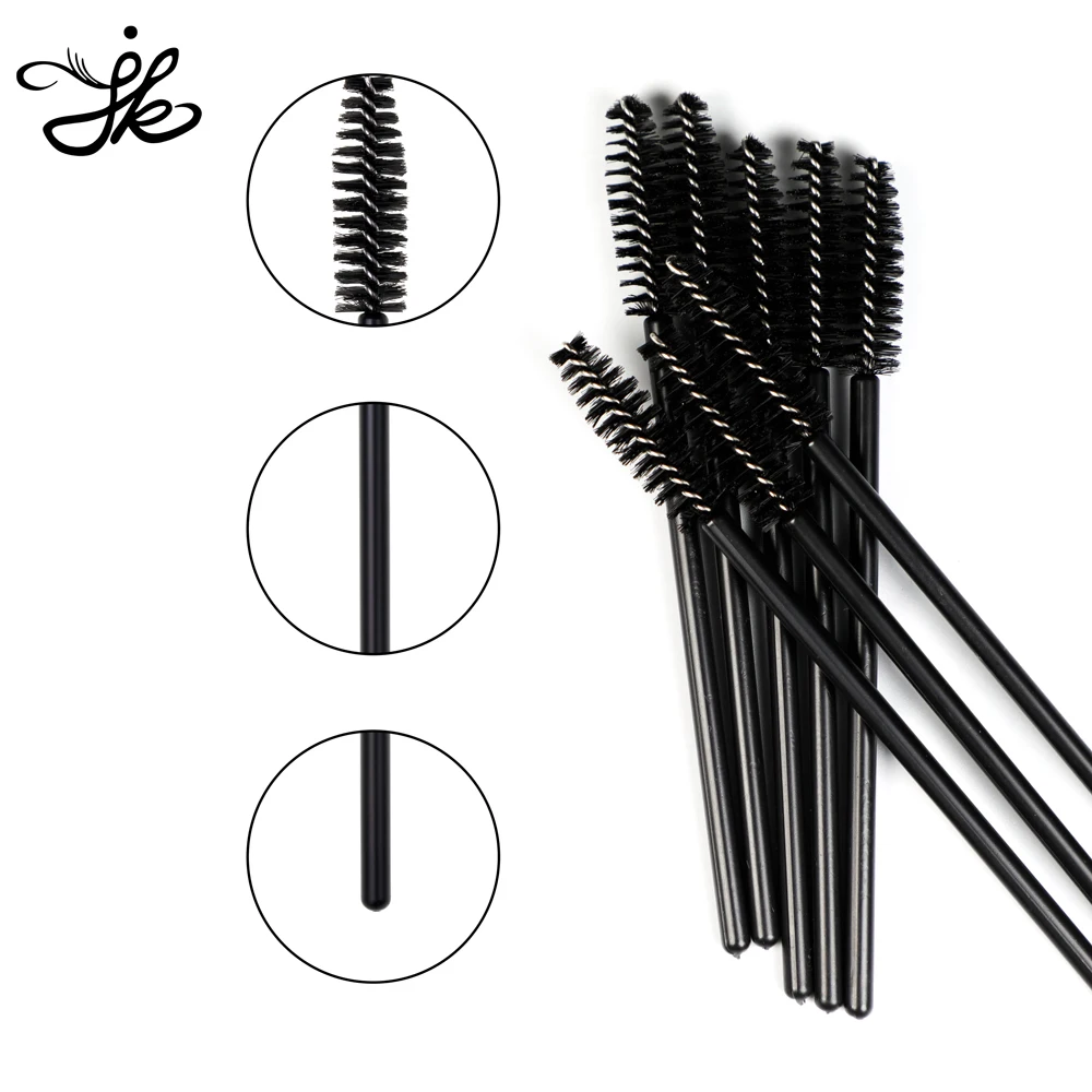 Wholesale Gold Color Eyelash Extension Lash Brush Disposable Mascara Wands
