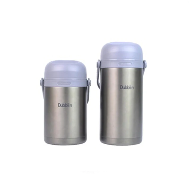 China Top Seller Double wall 304 stainless steel 2000ml vacuum insulate  flask lunch box soup food thermos with handle