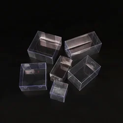 XJH Wholesale Clear PET Storage Custom Plastic Boxes PVC Box Packaging Transparent Clear Packaging Box