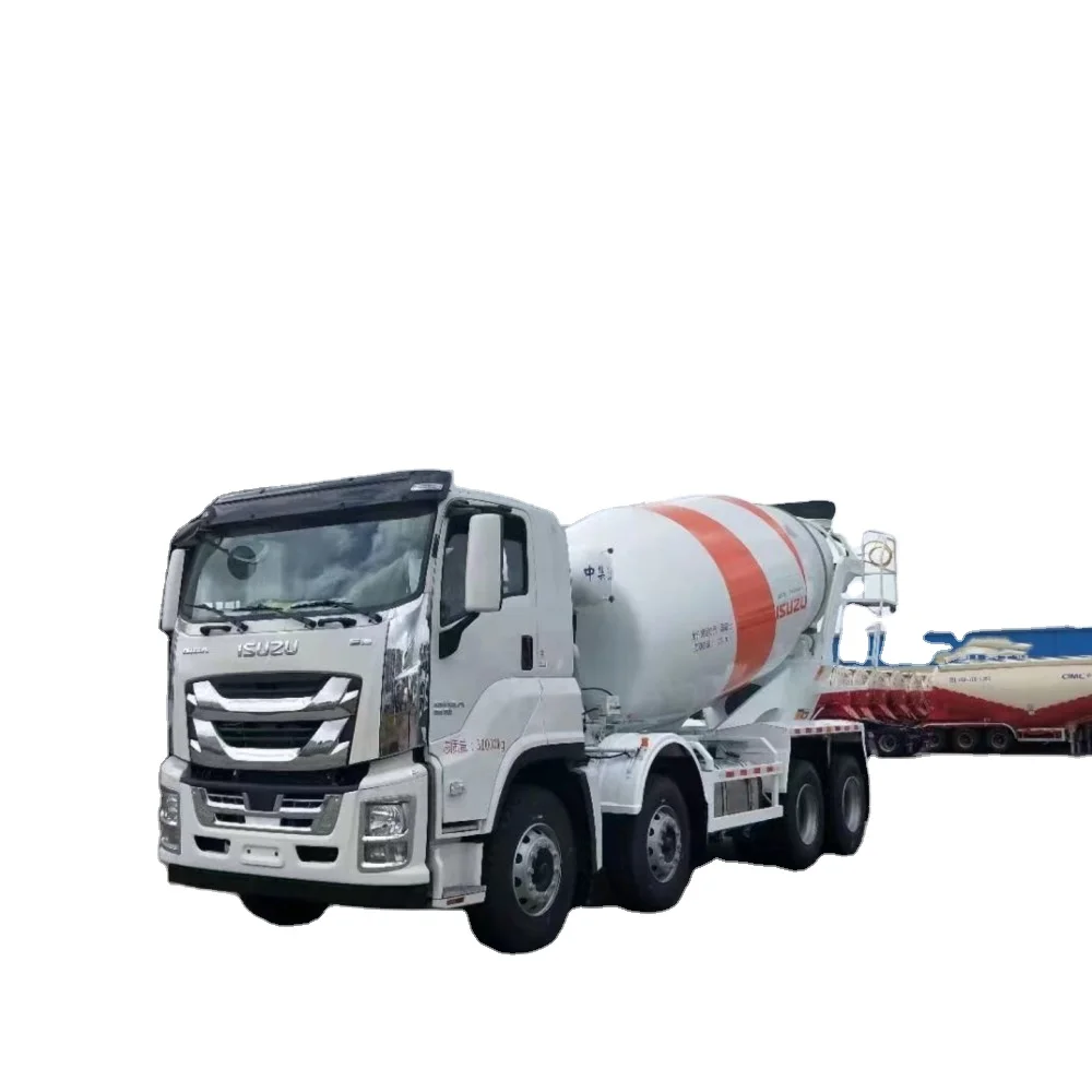 China hotsales   ISUZU  Series 12Cbm 8*4 Concrete Mixer Truck For Sale