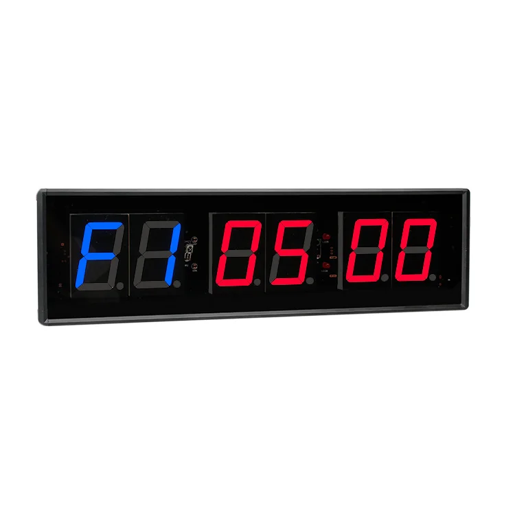High quality 2.3 inch large gym digital clock remote led countdown timer for indoor gym training