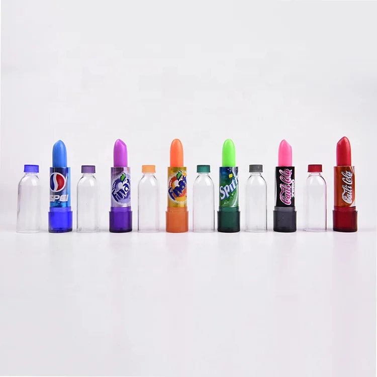 
Hot-selling cheap moisturizing changeable lipstick cola shape tube magic lipstick 