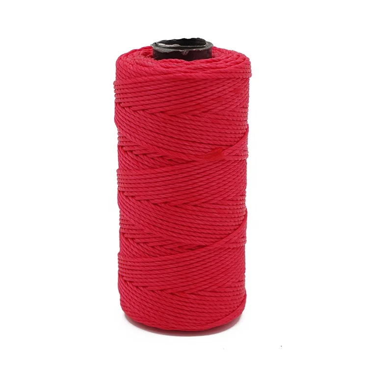 
Natural white 210d 12 ply pp twisted twine for fishing 
