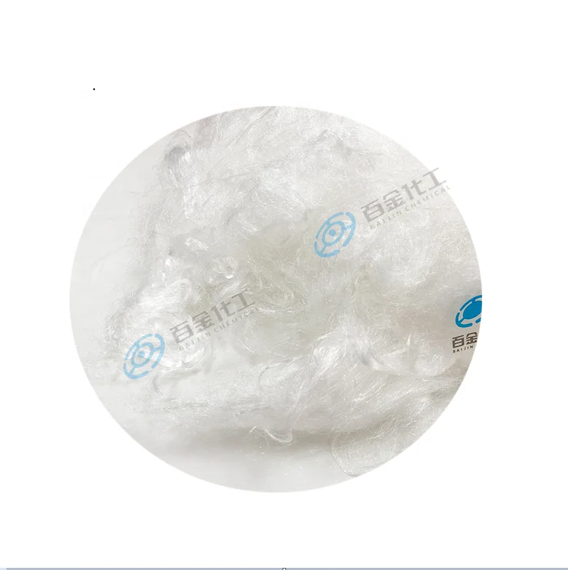 Baijin Nylon fiber/bright trilobal white nylon fiber 7-10D*102mm