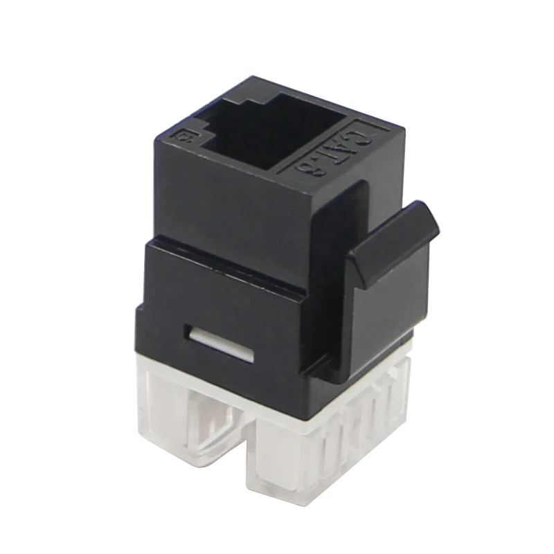 Wholesale utp cat5e cat6 keystone tooless jack  180 degree  female rj45 modular jack