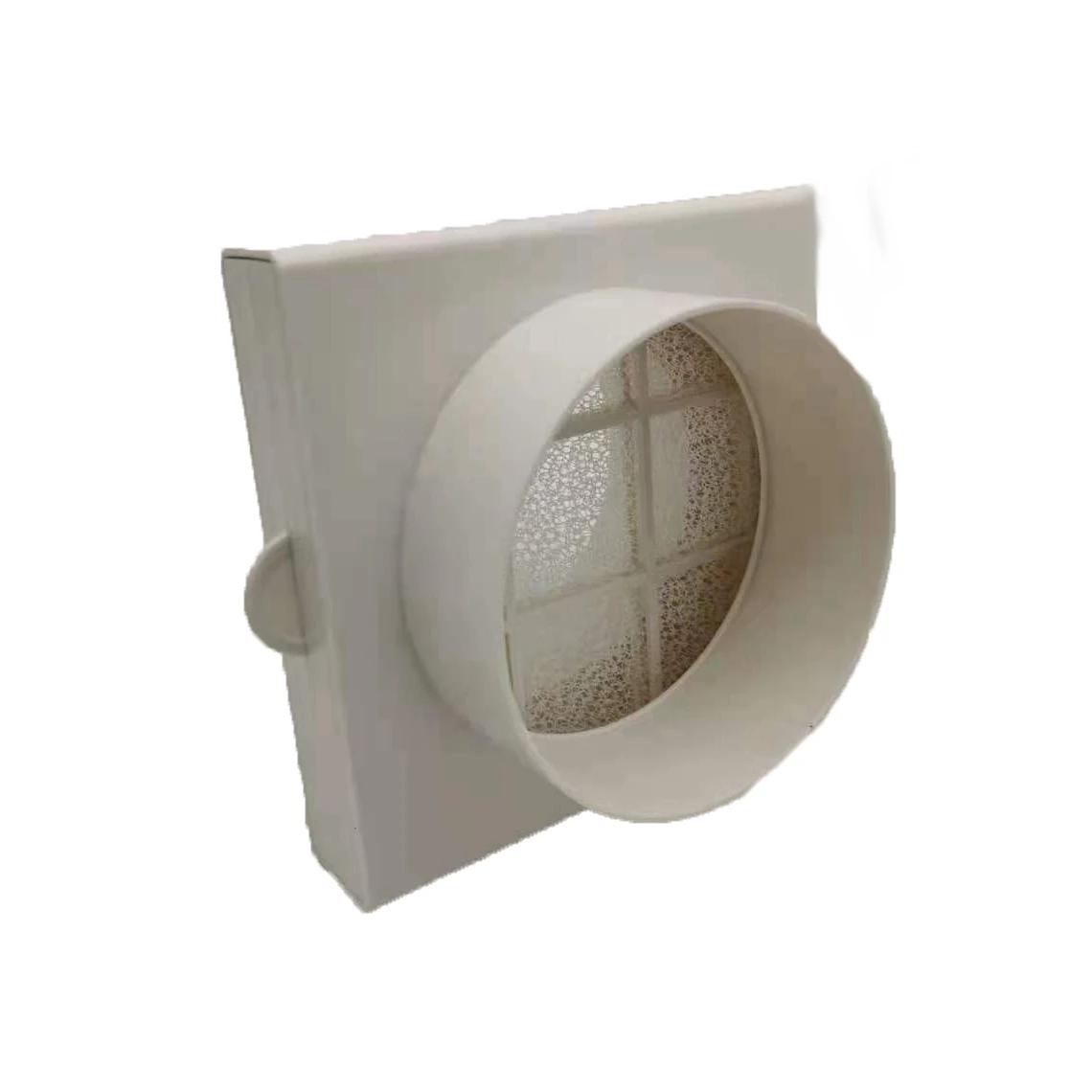 Hot-selling ABS plastic ventilation system pre-filter device, washable front net, pipe filter