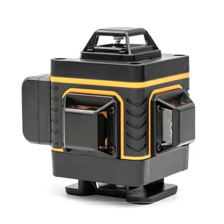 4D нивелир лазерный 360 зеленый вращающийся 16 линий многолинейный поперечный луч Лазерный уровень