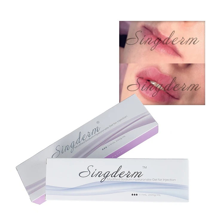 Hot sale Singderm HA 1ml cross-linked Hyaluronic Acid Dermal Filler