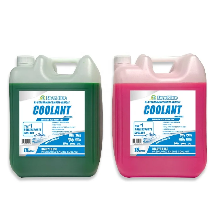 auto part Cooling Antifreeze Coolant 10 litres green/blue/red color antifreeze engine coolant liquid for heat dissipation